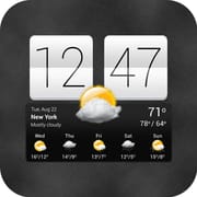 Sense V2 Flip Clock & Weather
