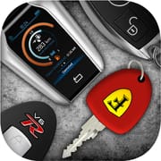 Keys simulator and cars sounds